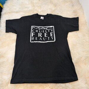 90s Mac Makeup Cruelty Free Beauty Promo T-Shirt Size XL